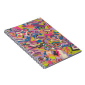 Carnet "Samba" Art Abstrait (Côté Droit)