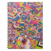 Carnet "Samba" Art Abstrait (Devant)