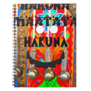 Carnet Samba couleurs du carnaval Hakuna Matata blings.pn