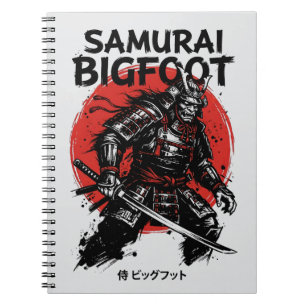 Carnet Samouraï Bigfoot : Art Sasquatch Guerrier Japonais