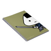 Carnet - samouraï de RiceBall - or (Côté Droit)
