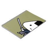 Carnet - samouraï de RiceBall - or (Côté gauche)