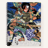 Carnet samouraï, guerrier cool oriental (Devant)