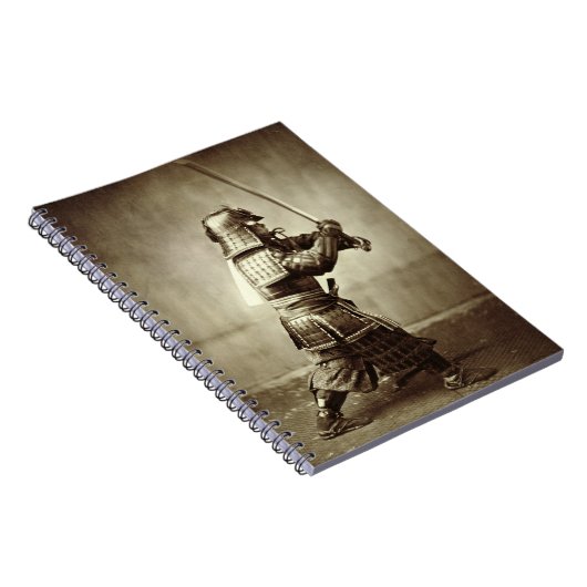 Carnet Samouraïs avec l'épée augmentée, c.1860 (copie (Côté Droit)