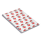 Carnet Samoyed Chien race Étoiles de Noël (Côté Droit)