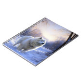 Carnet Samoyed Qu'il neige Noël (Côté gauche)