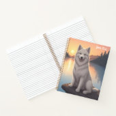 Carnet Samoyède au bord du lac (Intérieur)