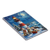 Carnet Samoyède Phare de Noël Vacances (Côté Droit)