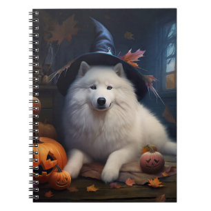 Carnet Samoyèdes Citrouilles Halloween Épouvantable