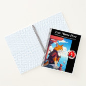 Carnet Samurai Chat Respect Spiral (Intérieur)