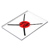 Carnet SAMURAI - Épée & Kanji (Côté gauche)