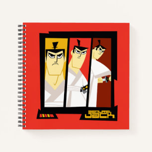 Carnet Samurai Jack Caractère Tri-Panel Futuristic Frame