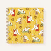 Carnet Samurai Jack Sword Poses Motif d'art de caractère (Devant)