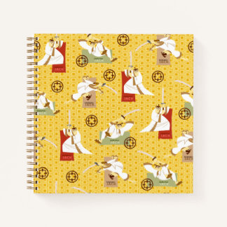 Carnet Samurai Jack Sword Poses Motif d'art de caractère