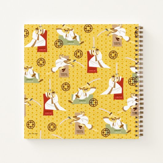 Carnet Samurai Jack Sword Poses Motif d'art de caractère (Dos)