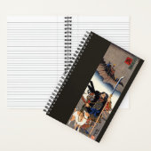 Carnet Samurai Warrior et son chien - Bois japonais (À l'intérieur)