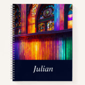 Carnet Sanctuaire | Rainbow Church Art Sketch (Devant)