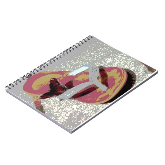 Carnet Sandle et papillon (Côté gauche)