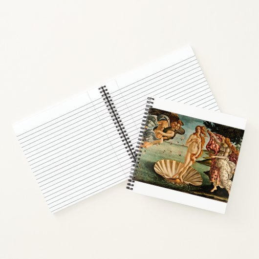 Carnet Sandro Botticelli - La Naissance De Vénus (Intérieur)