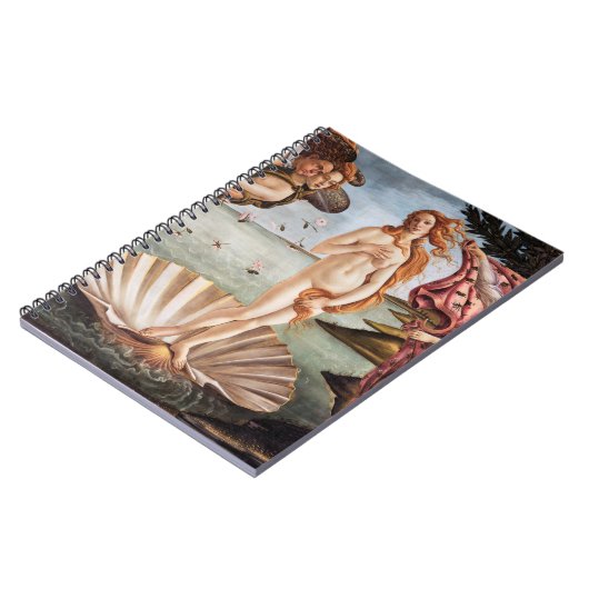 Carnet Sandro Botticelli - Naissance de Vénus (Côté gauche)