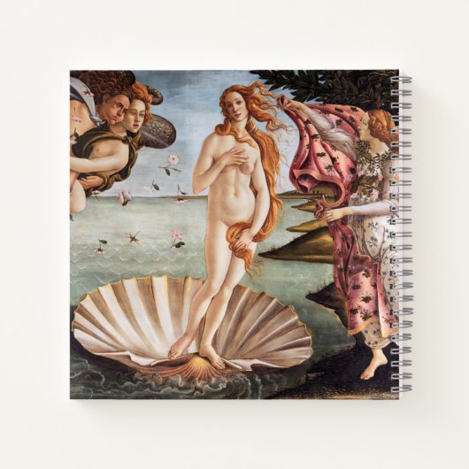 Carnet Sandro Botticelli - Naissance de Vénus (Dos)