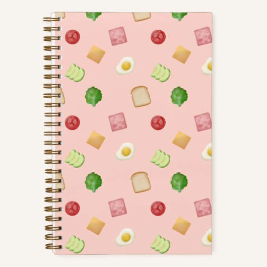 Carnet Sandwich Rose (Recto)
