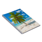 Carnet Sandy beach with tropical palm tree (Côté Droit)