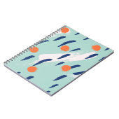 Carnet Sans couture abstraite dessinée à la main formes p (Côté gauche)