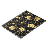 Carnet Sans couture avec orchidées de bijoux (Côté gauche)