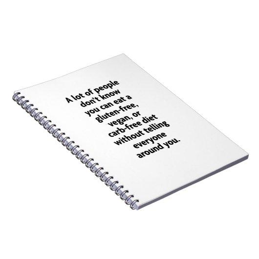 Carnet sans glucides (Côté Droit)