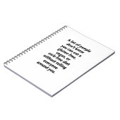 Carnet sans glucides (Côté gauche)