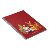 Carnet Santa and Reindeer par Christmas Tree with Present (Côté Droit)