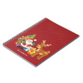 Carnet Santa and Reindeer par Christmas Tree with Present (Côté gauche)
