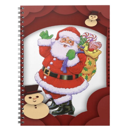 Carnet Santa Claus (Devant)