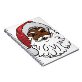 Carnet santa claus noir (Côté Droit)