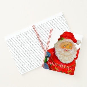 Carnet Santa Claus Père Noël Liste des vilains