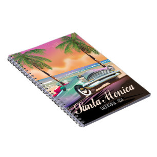 Carnet Santa Monica Californie États-Unis