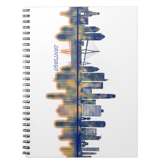 Carnet Santiago Skyline (Devant)
