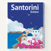 Carnet Santorin Grèce (Dos)