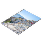 Carnet Santorin Grèce - journée ensoleillée d'été à Santo (Côté gauche)