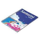 Carnet Santorini Grèce (Côté gauche)