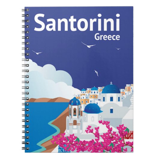 Carnet Santorini Grèce (Devant)