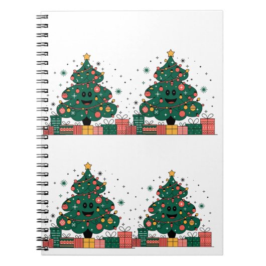 Carnet Sapin de Noël Vœux de la saison (Devant)