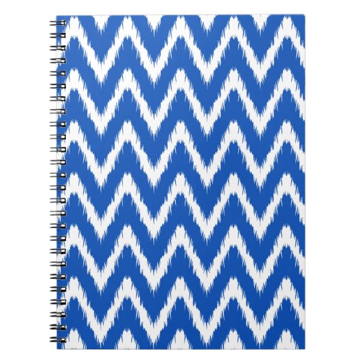 Carnet Sapphire Asian Moods Ikat Chevrons (Devant)