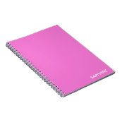 Carnet Sapphire pink colour (Côté Droit)