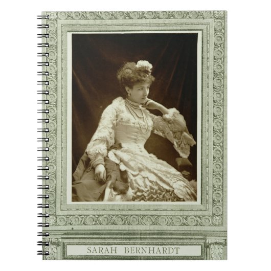 Carnet Sarah Bernhardt (1844-1923), de 'Galerie Contemp (Devant)