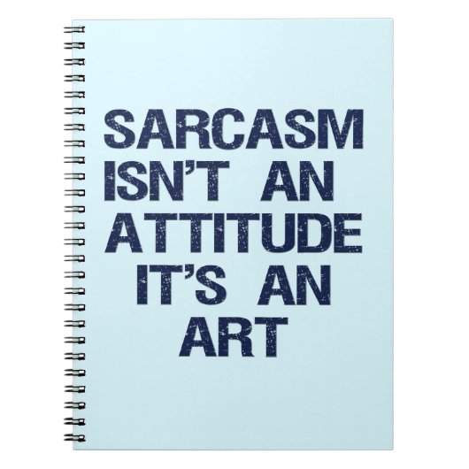Carnet Sarcasme (Devant)