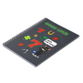 Carnet Sarcastic black cat &Lucky charms (Côté gauche)