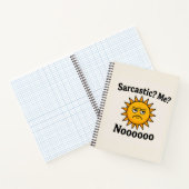 Carnet Sarcastic Shunshine Spiral Notebook (Intérieur)