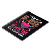 Carnet Sarcastique infirmière Empreinte de léopard drôle  (Côté gauche)